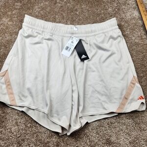Adidas Select Basketball Shorts Women XL Alumina Mesh Athletic HZ9981 NEW